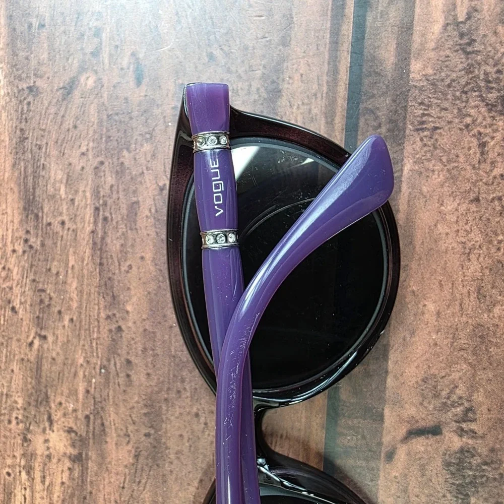 Vogue VO 2894-SB Cat Eye Sunglasses‎ Purple Rhinestone 56-17-140 FRAMES ONLY